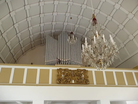 Prostřední Suchá, evang. kostel