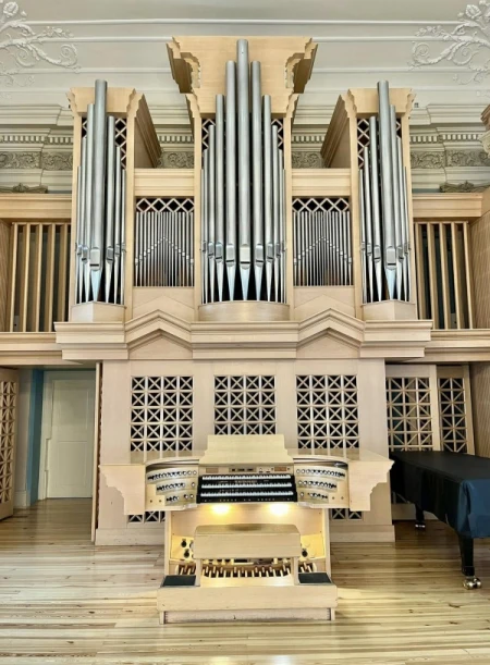 Praha, HAMU, sál Bohuslava Martinů