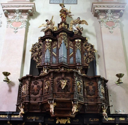 Praha, Nanebevzetí P. Marie (Strahov), chorální varhany