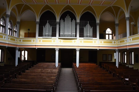 Praha, evang. kostel (Vinohrady)