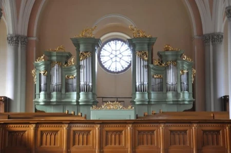 Střítež n. Bečvou, evang. kostel &ndash; varhany